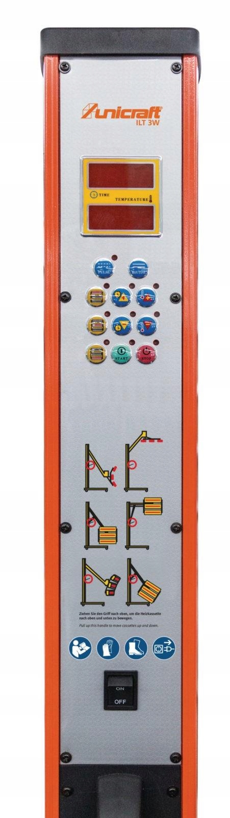 Promiennik do suszenia lakieru 100C Unicraft Producent code ILT 3W