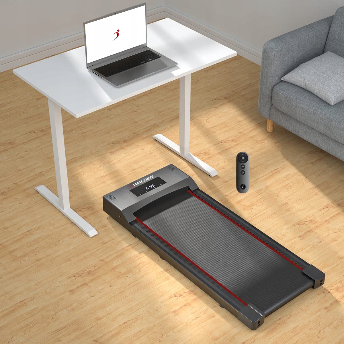 BIEŻNIA DOMOWA ELEKTRYCZNA SLIM WALKINGPAD Walden F2200 do 100 kg 2w1 2024 Model F2200