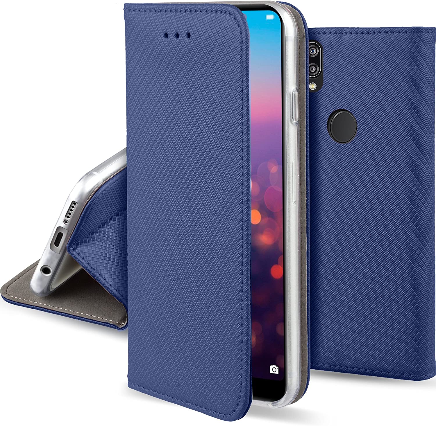 

Etui Smart Magnet do Huawei P20 Lite Szkło 9H