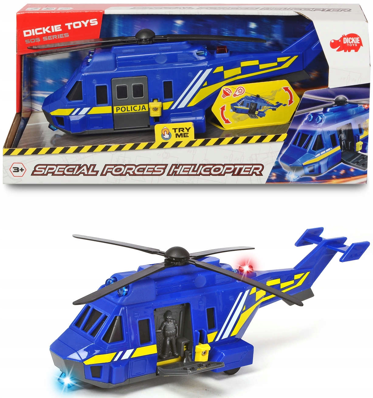 

Helikopter Policyjny Siły Specjalne Światło/dźwięk