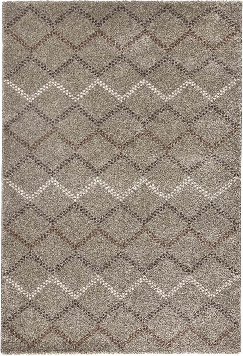 Béžovo-krémový shaggy koberec do obývačky 160 x 230 cm