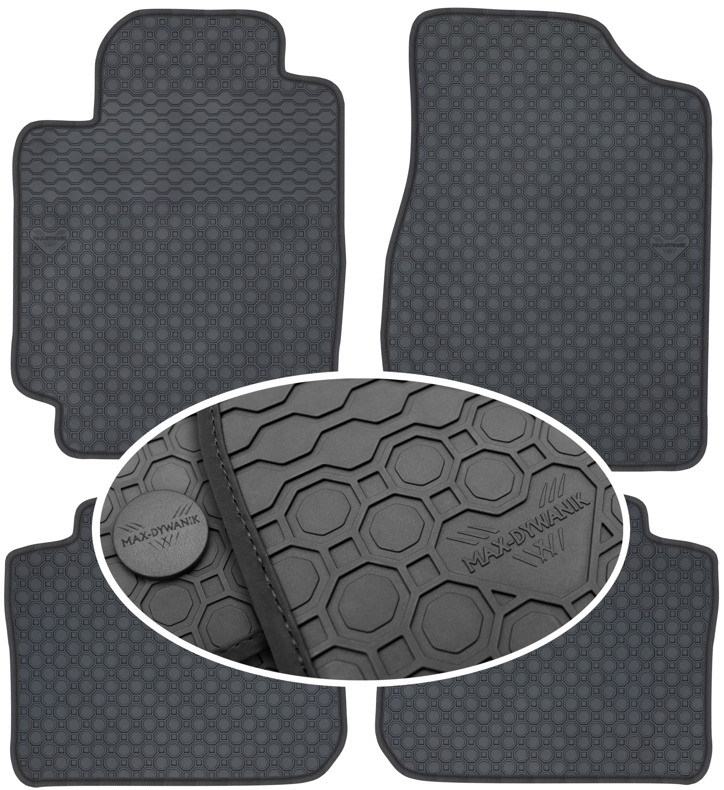 Toyota Camry V XV30 Sd 01-06 Gumový koberec PrimeLiner čierny