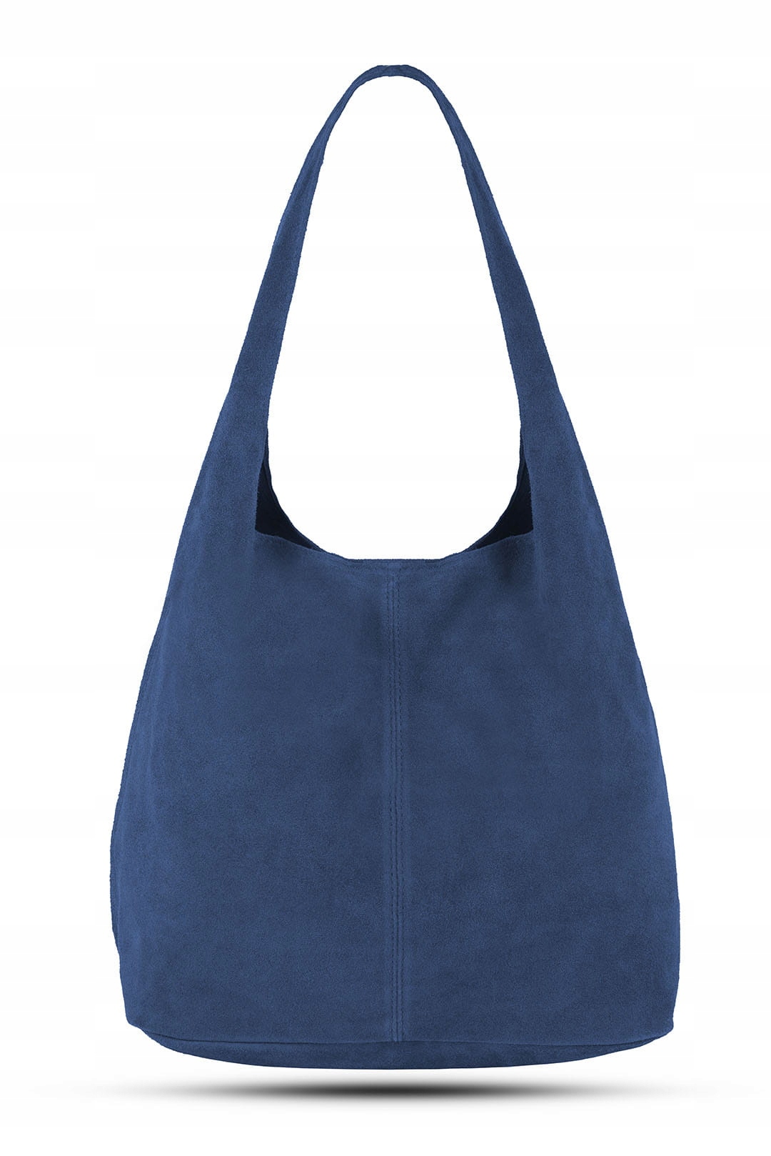 Kožená taška Vera Pelle Rossina Semišová Jeans