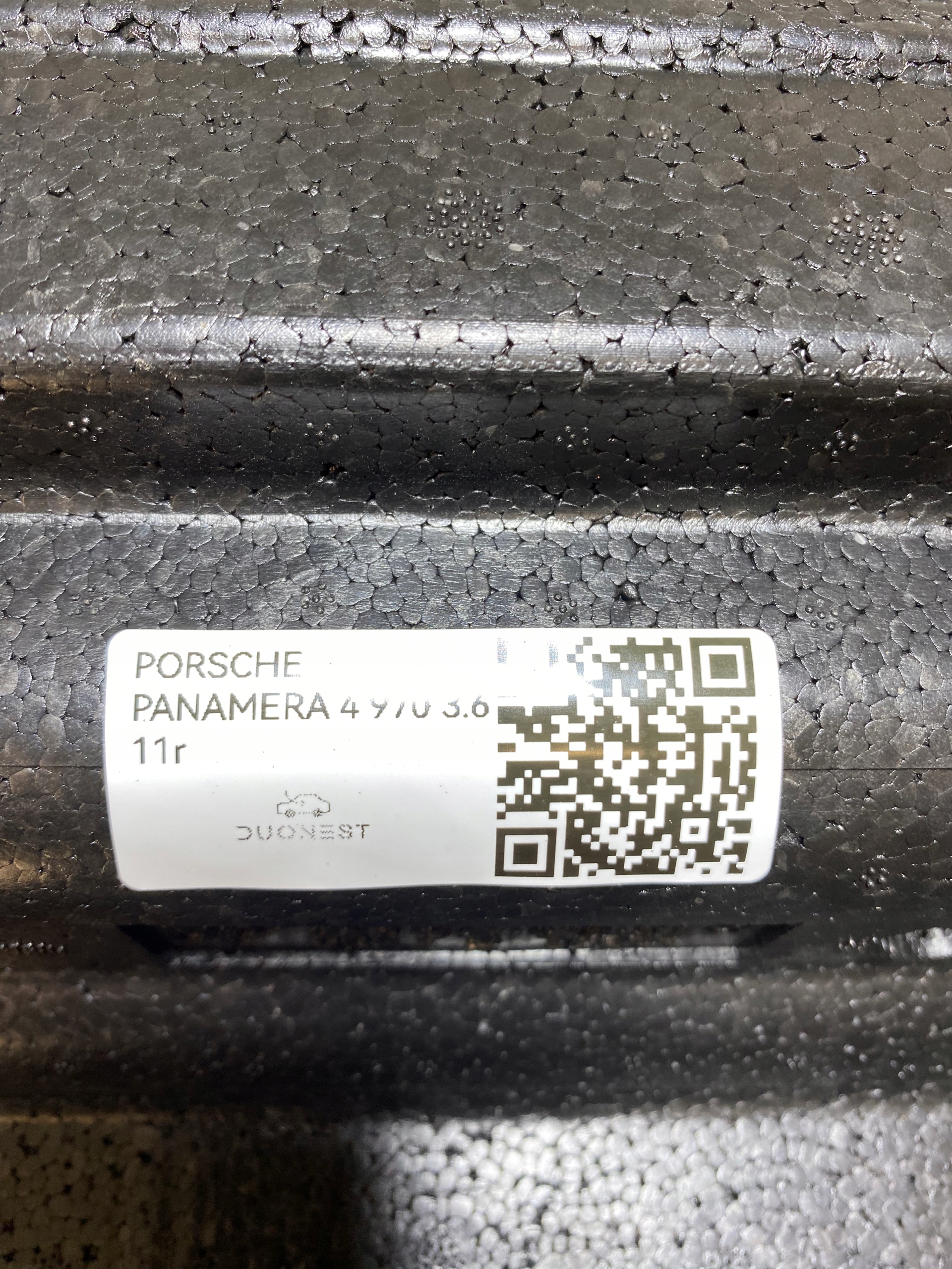 PORSCHE PANAMERA 910 polystirene passenger compartment boot 97055141201