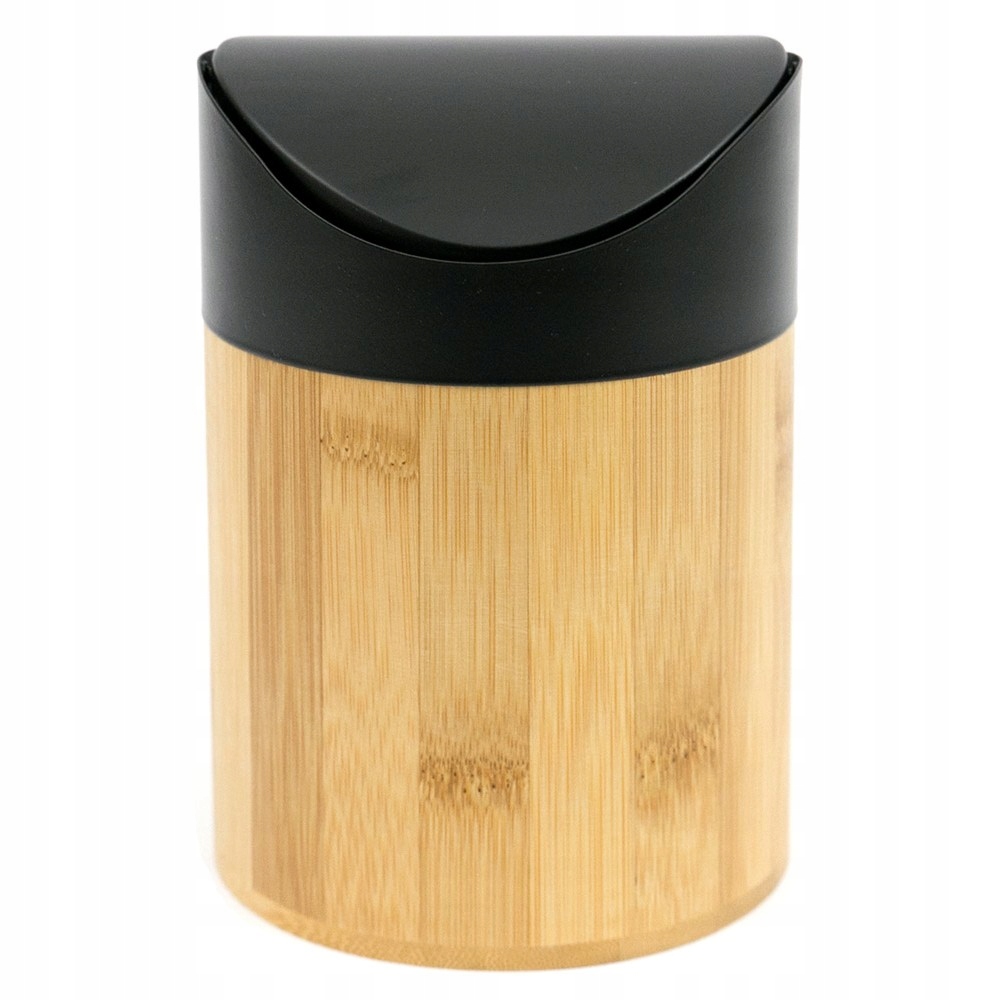 

Kosz Na Śmieci Brązowy Czarny Łazienkowy Śmietnik