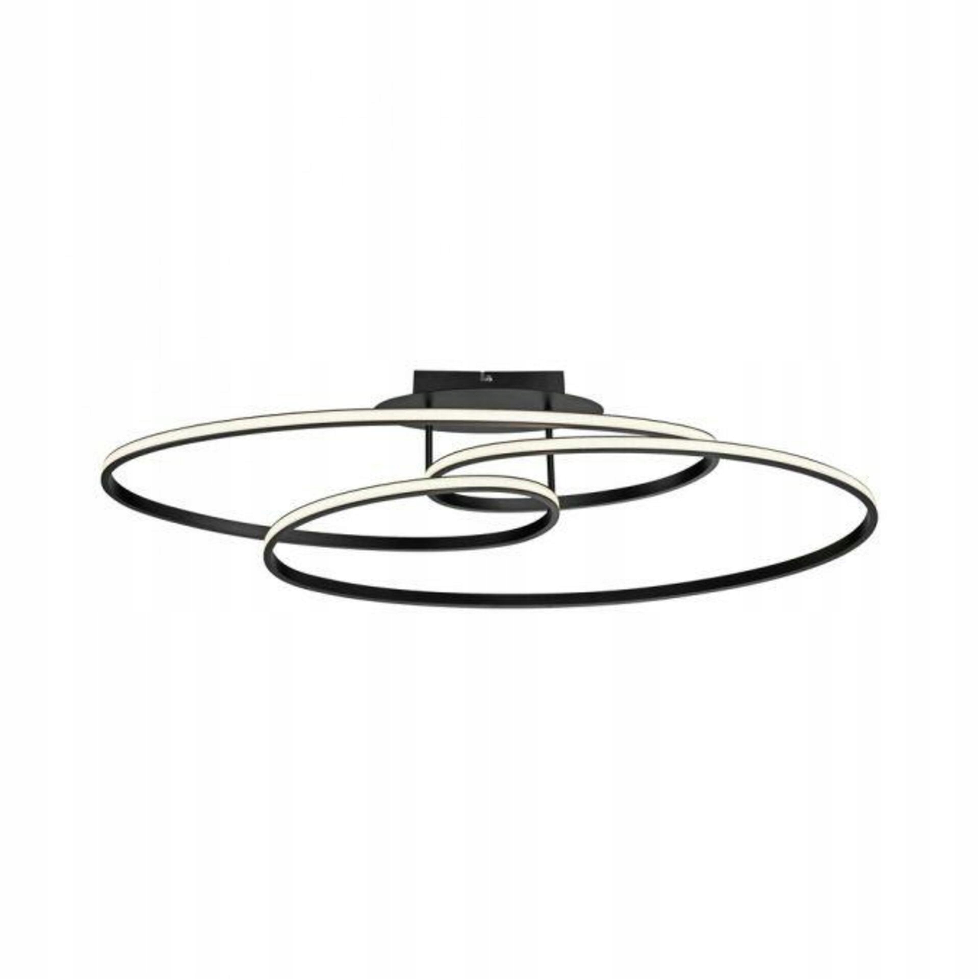 Led stropné svietidlo Just Light čierne kruhy 3000K 35W 4100lm 810mm
