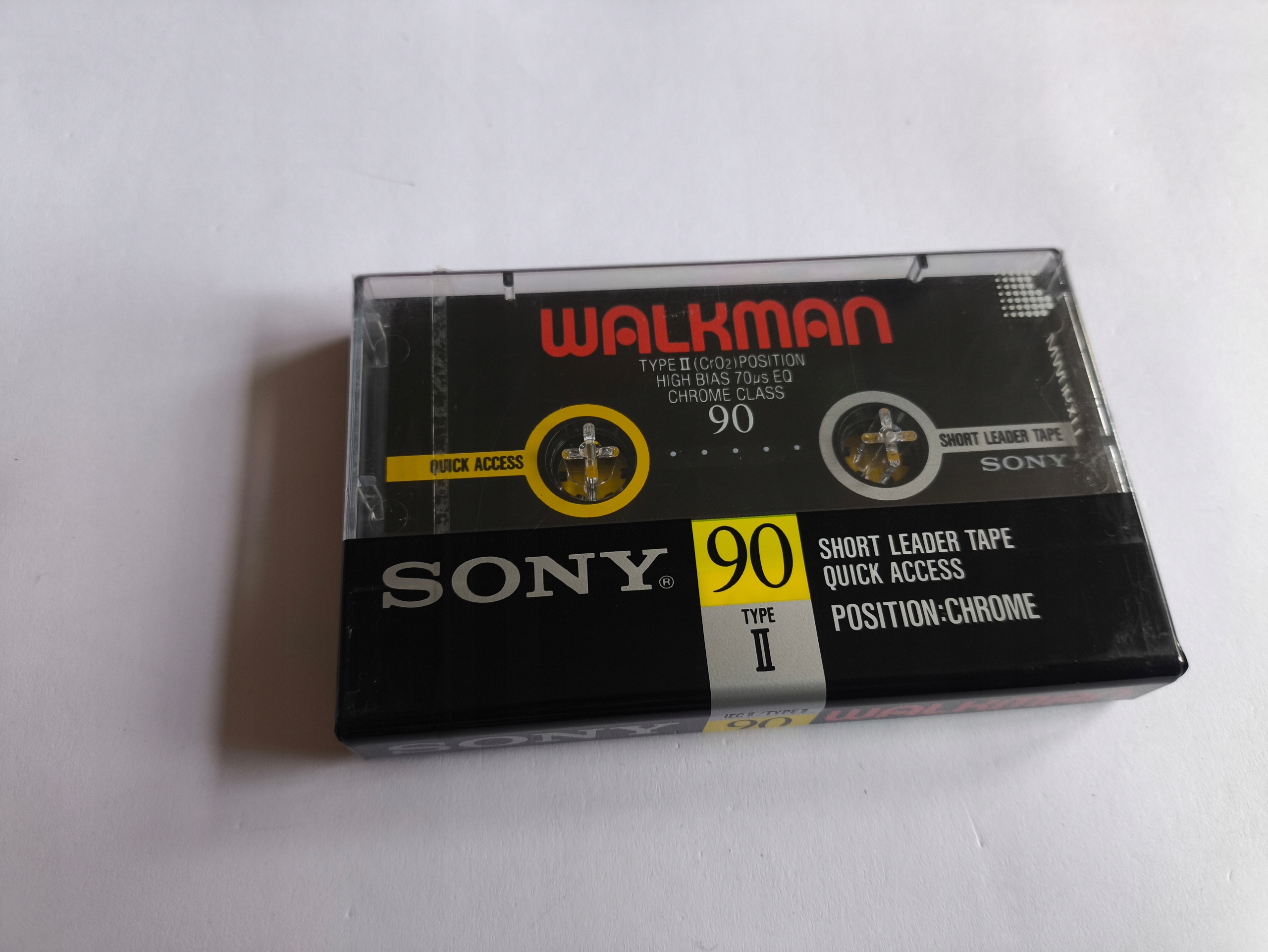 Sony Walkman II chrom 90 Nos fólie *2632