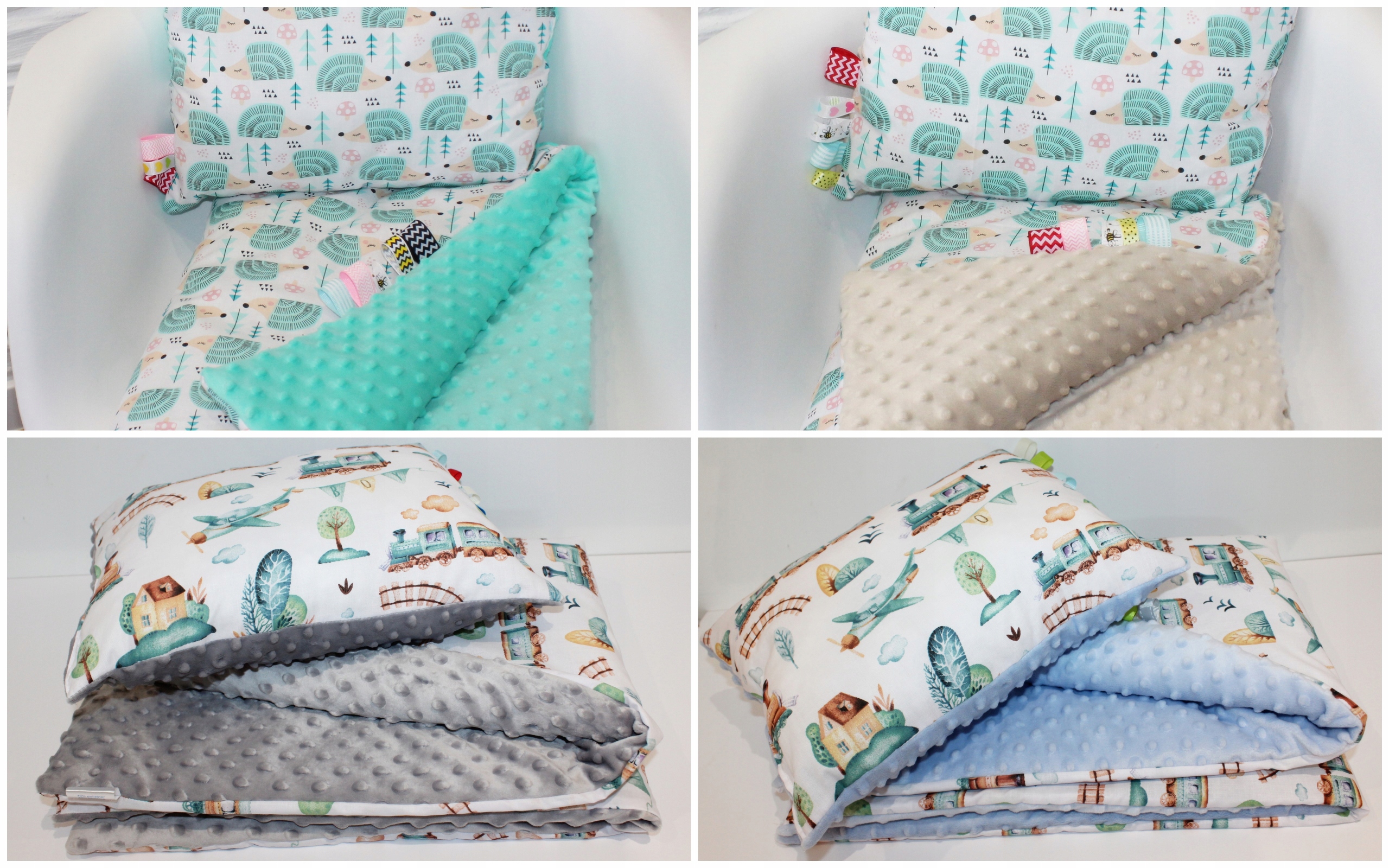 Pościel Minky do Przedszkola 100x150 60x40 Kocyk Płeć chłopcy dziewczynki