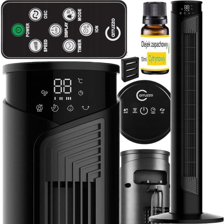 Sloupový Ventilátor Stojanový Podlahový Ventilátor Ionizace Led Olej