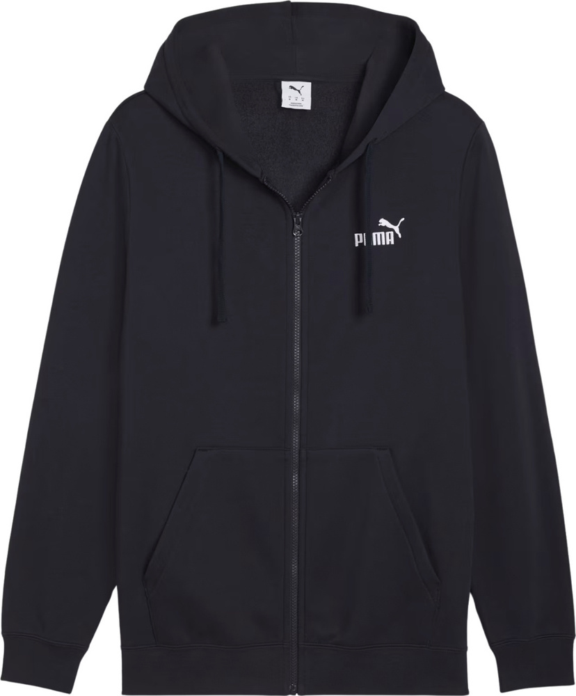 Pánská Mikina Puma Ess NO.1 Logo Full-zip Hoodie Fl Tmavě Modrá 682658 16 M