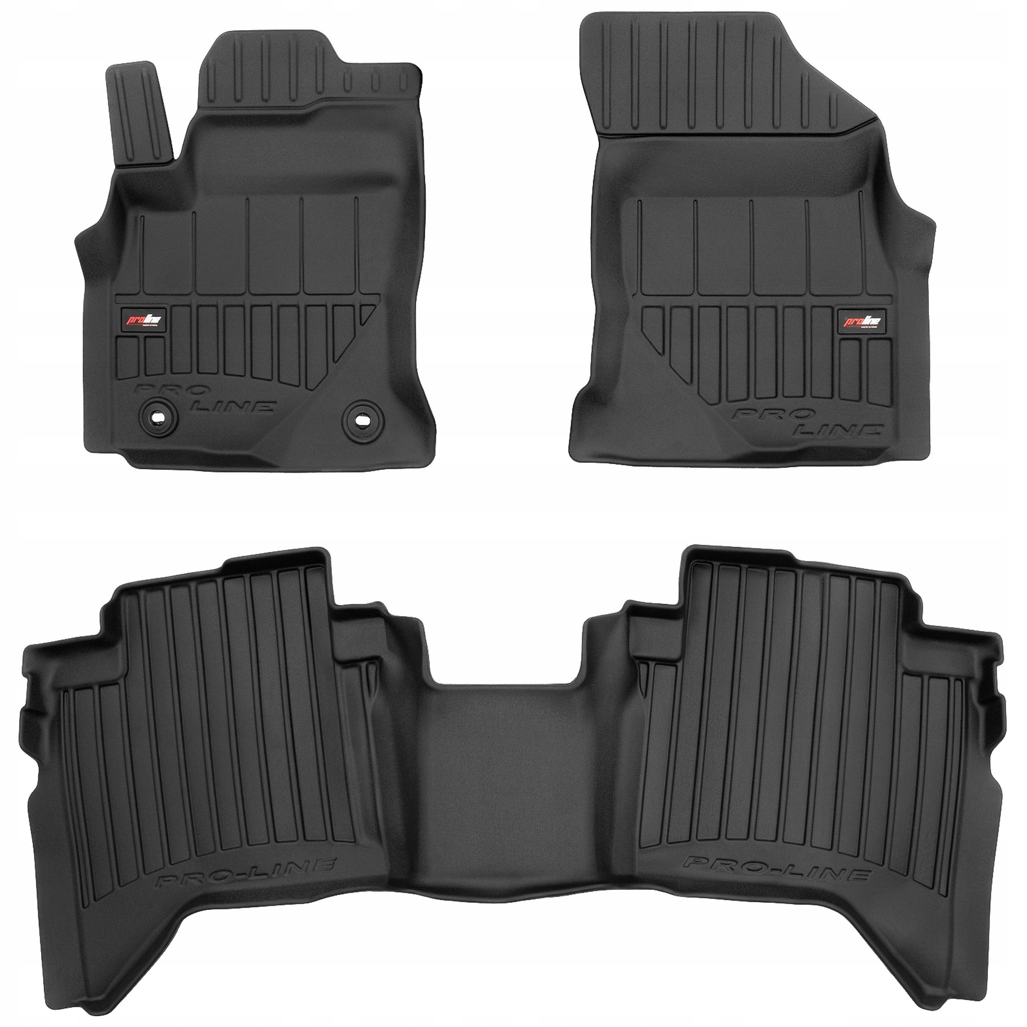 Gumové 3D koberce Toyota Hilux VIII od roku 2015