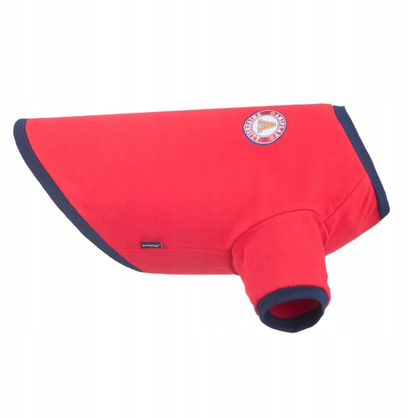

amiplay Bluza T-shirt dla Psa Miami 30cm Czerwony