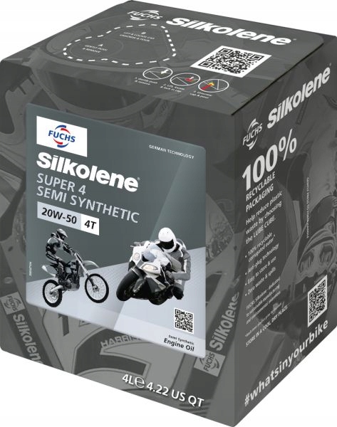 Polosyntetický olej Fuchs Silkolene 4 20W-50