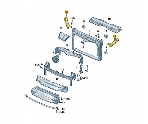 Pravý spojník Škoda 5E3805932A nový originál