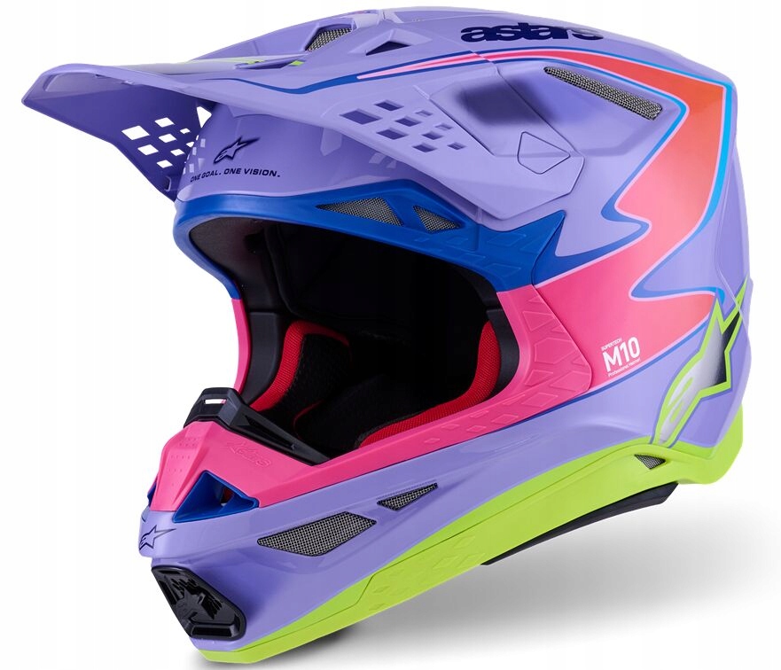 Crossová Prilba Alpinestars Supertech M10 Jett Purple/pink M 8303625-3144-M