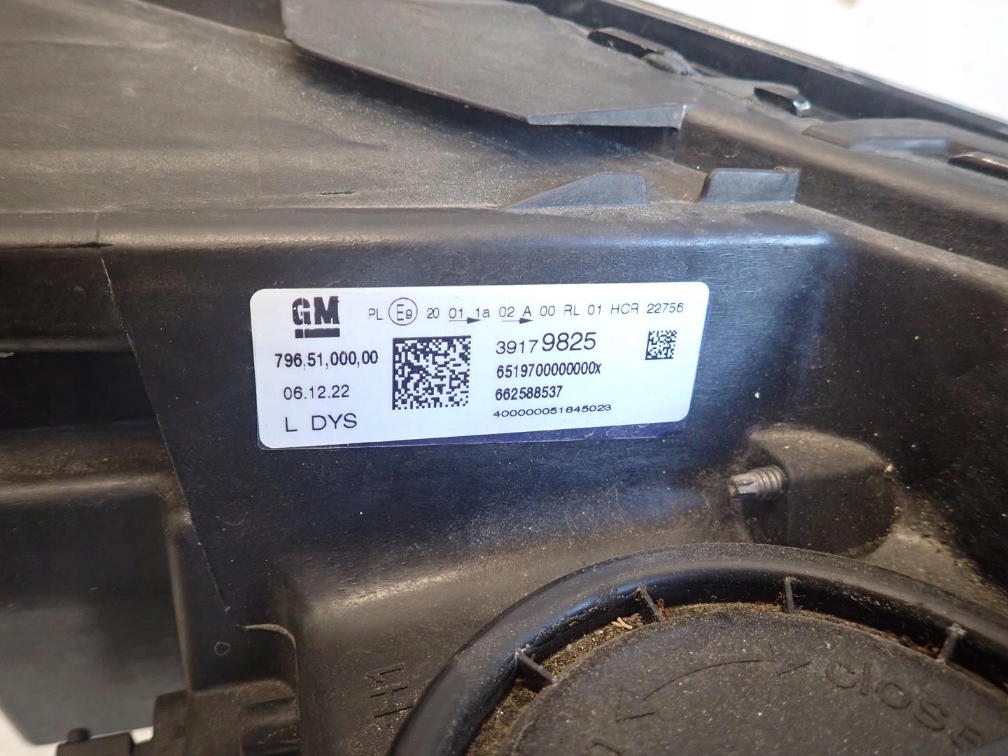 light front front left OPEL ASTRA V K LIFT 2019- FULL LED 39179825