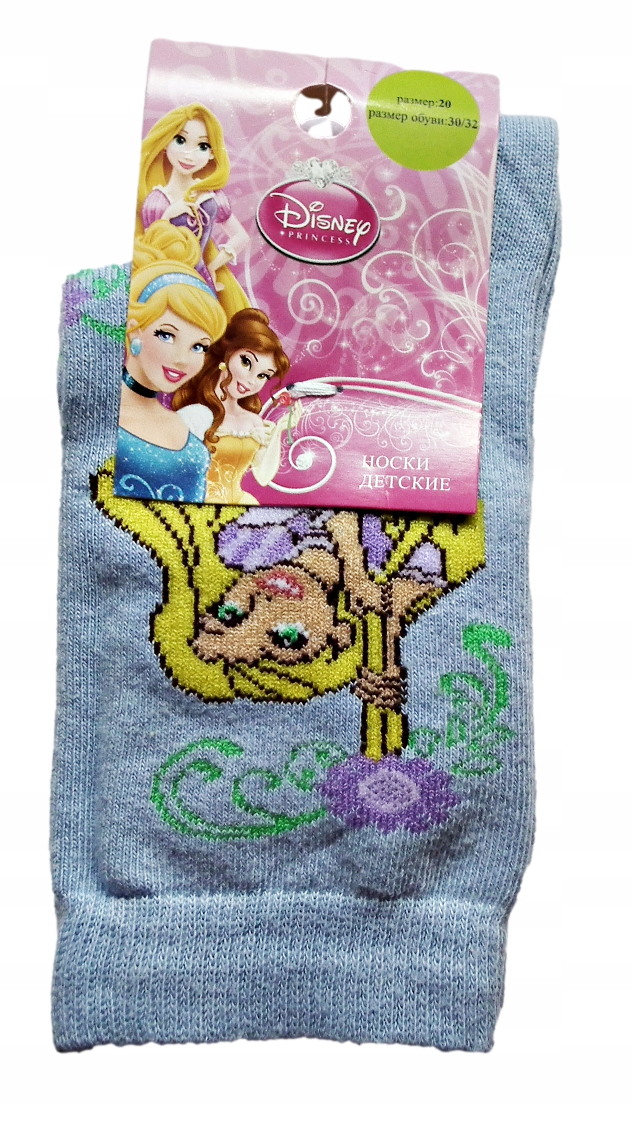 

Disney Księżniczki skarpetki Roszpunka roz 30-32