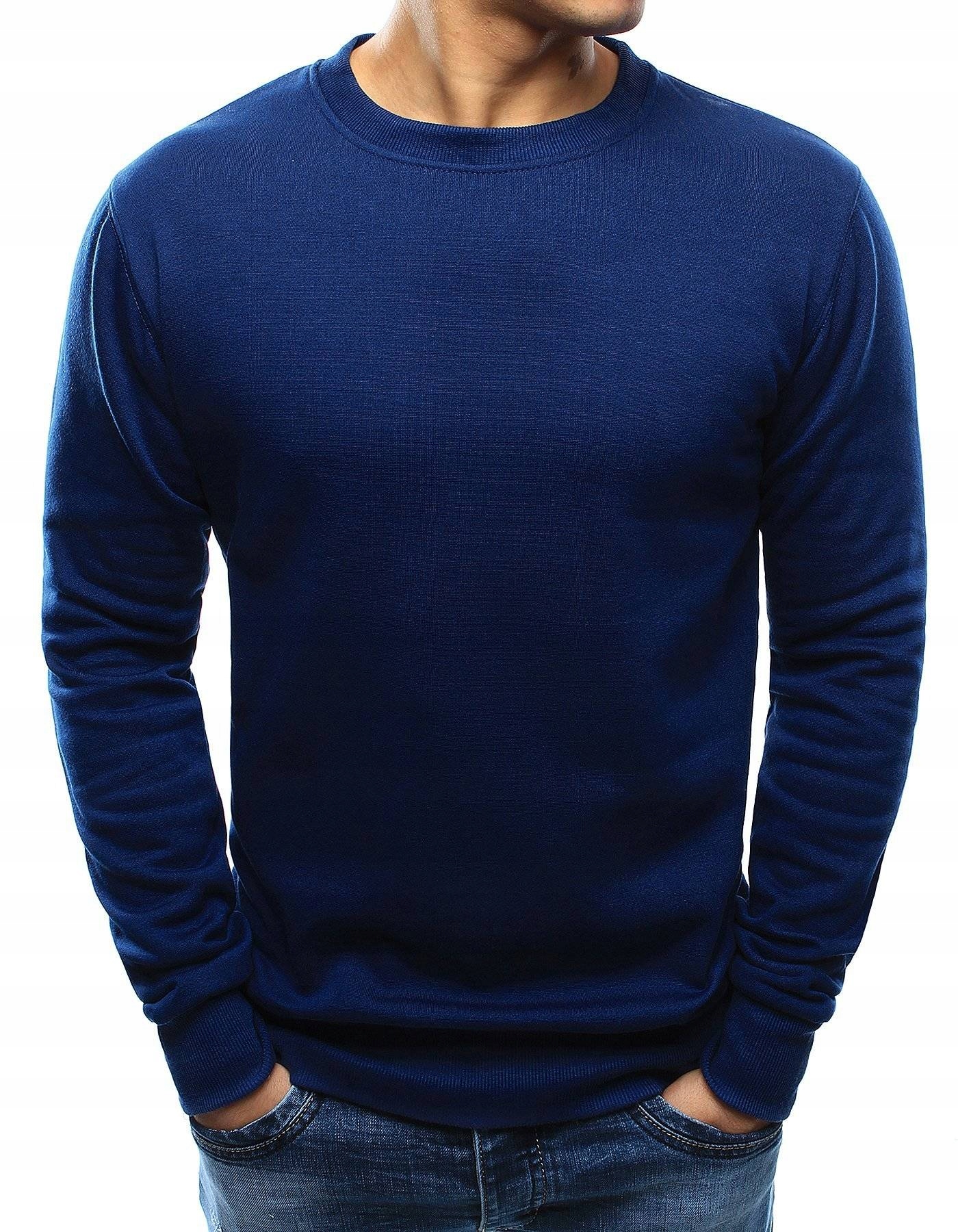 

Bluza Męska Klasyczna Gładka bx4983 - M