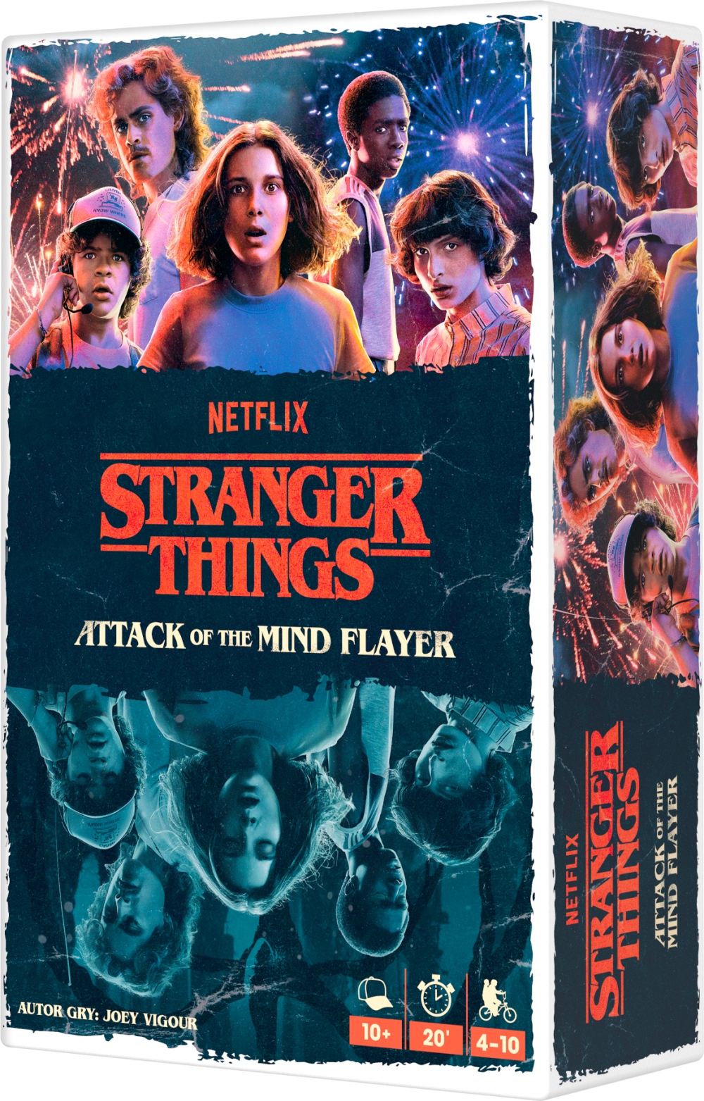 Stranger Things Attack of the Mind Flayer gra Planszowa blefu 70 kart Rebel