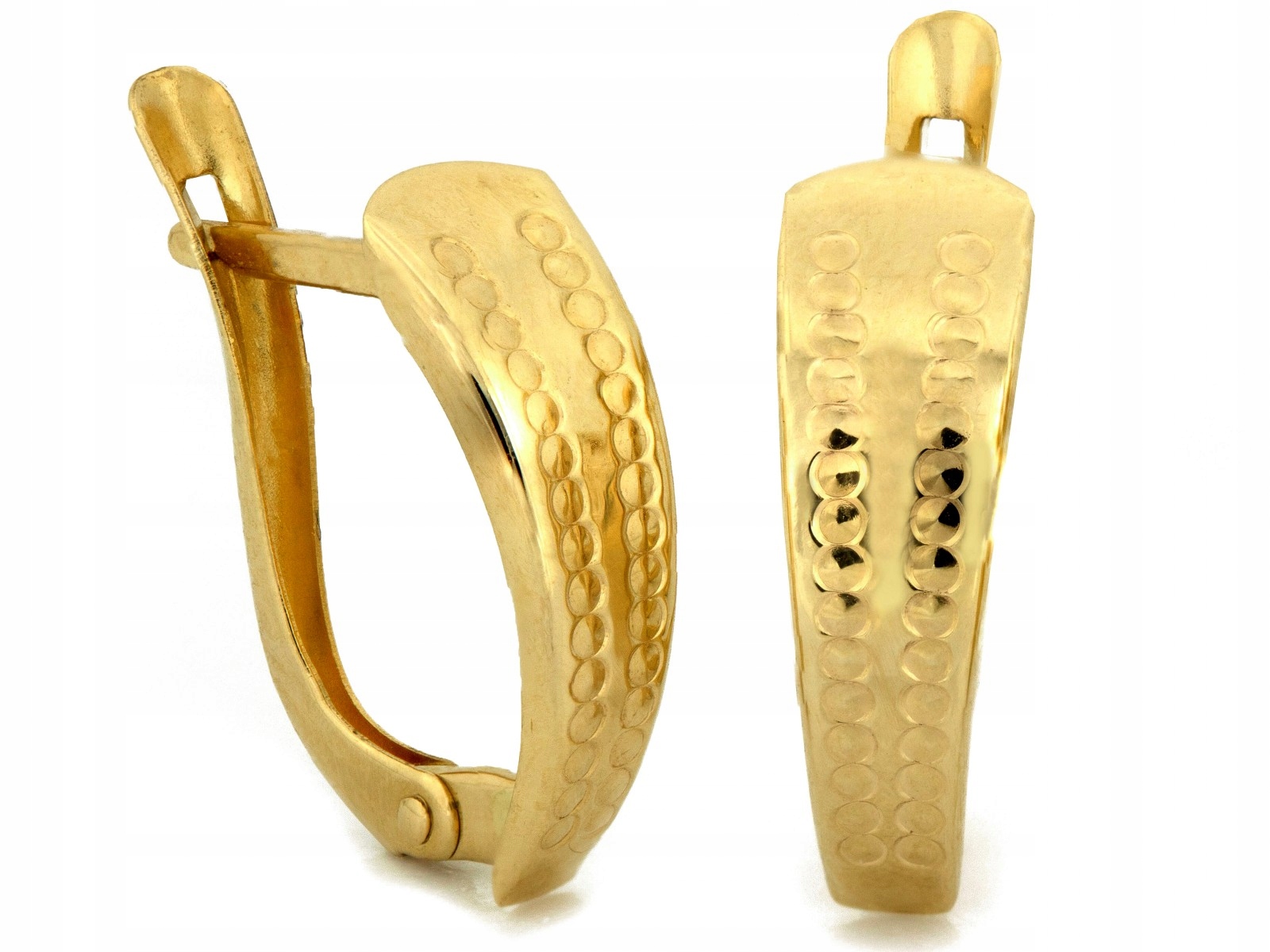 Náušnice zlaté pro ženu 585 stylové od klenotníka