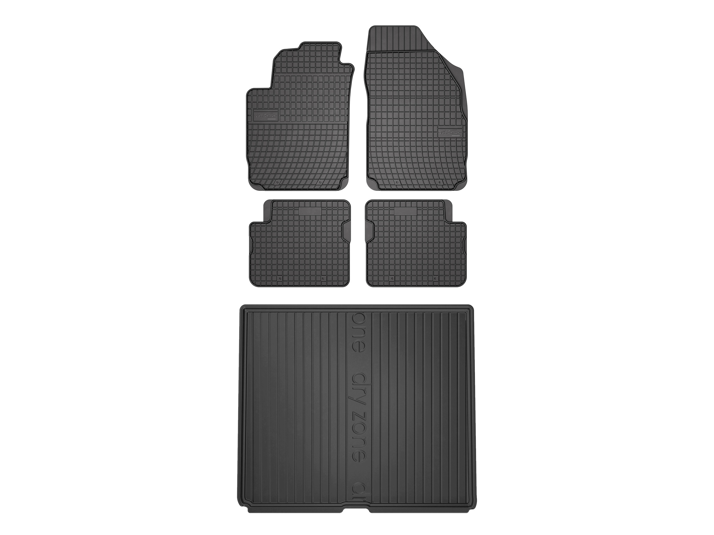 Koberčeky SolidPRO rohož DryZone pre: Fiat Stilo 2001-2008 5 dielov