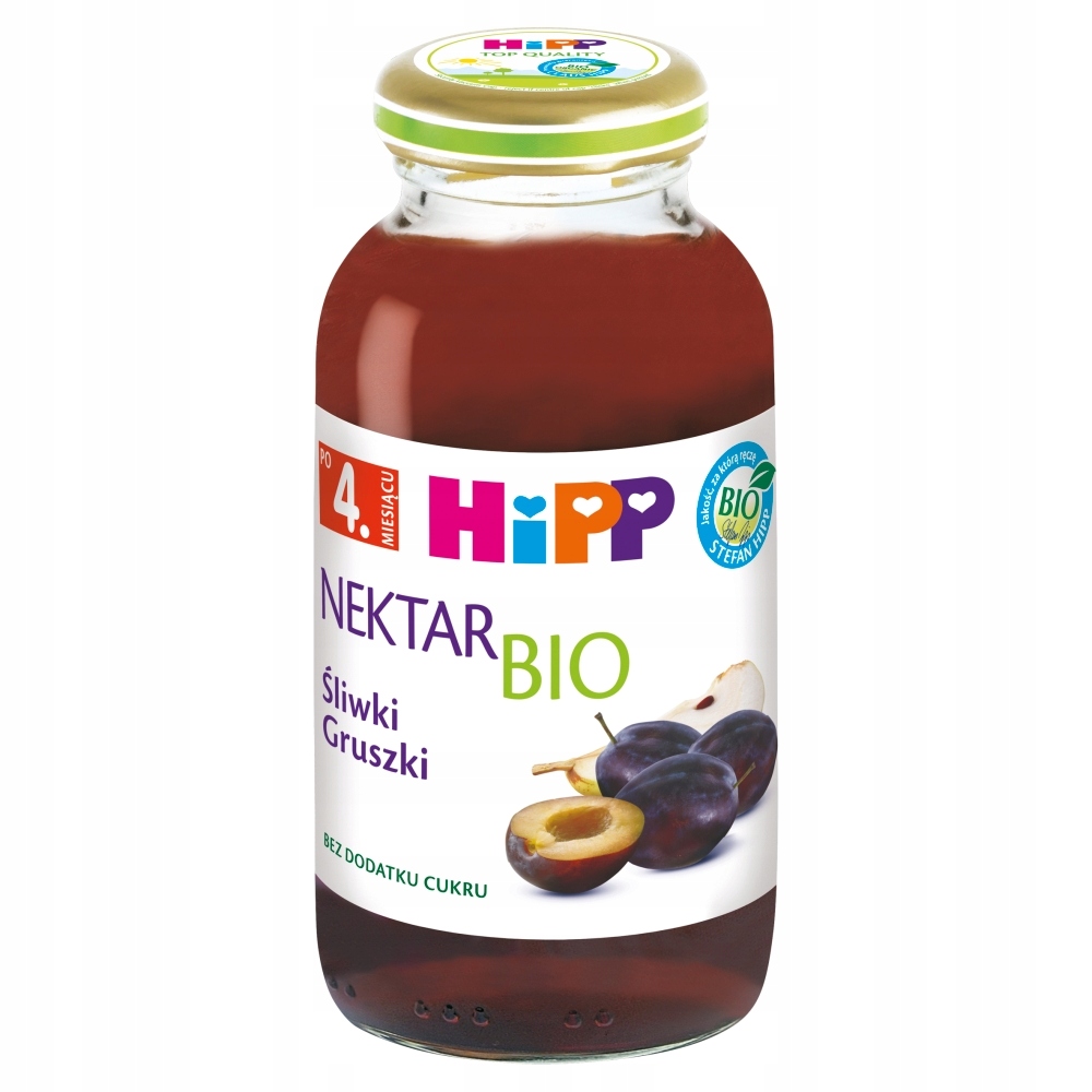 HiPP BIO Nektar Bio po 4mie.śliwki gruszki 6x200ml Marka Hipp