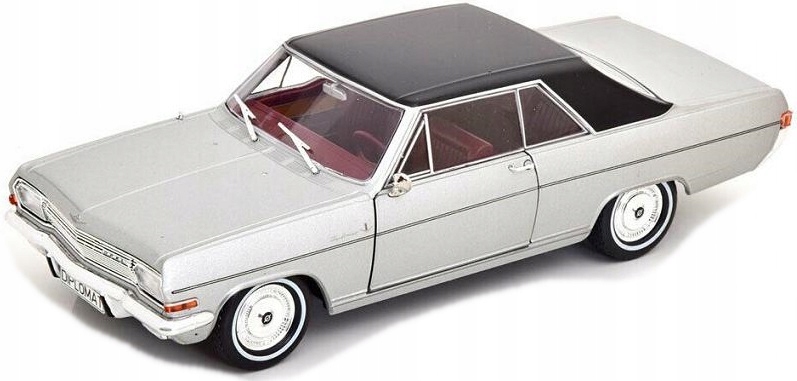 Opel Diplomat A V8 Coupe model Metal WhiteBox 1:24