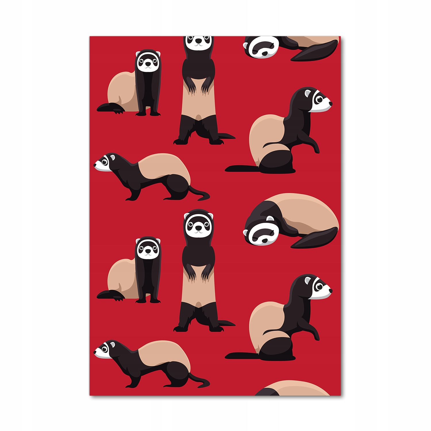 

Foto obraz szkło akrylowe na ścianę Fretki 70x100