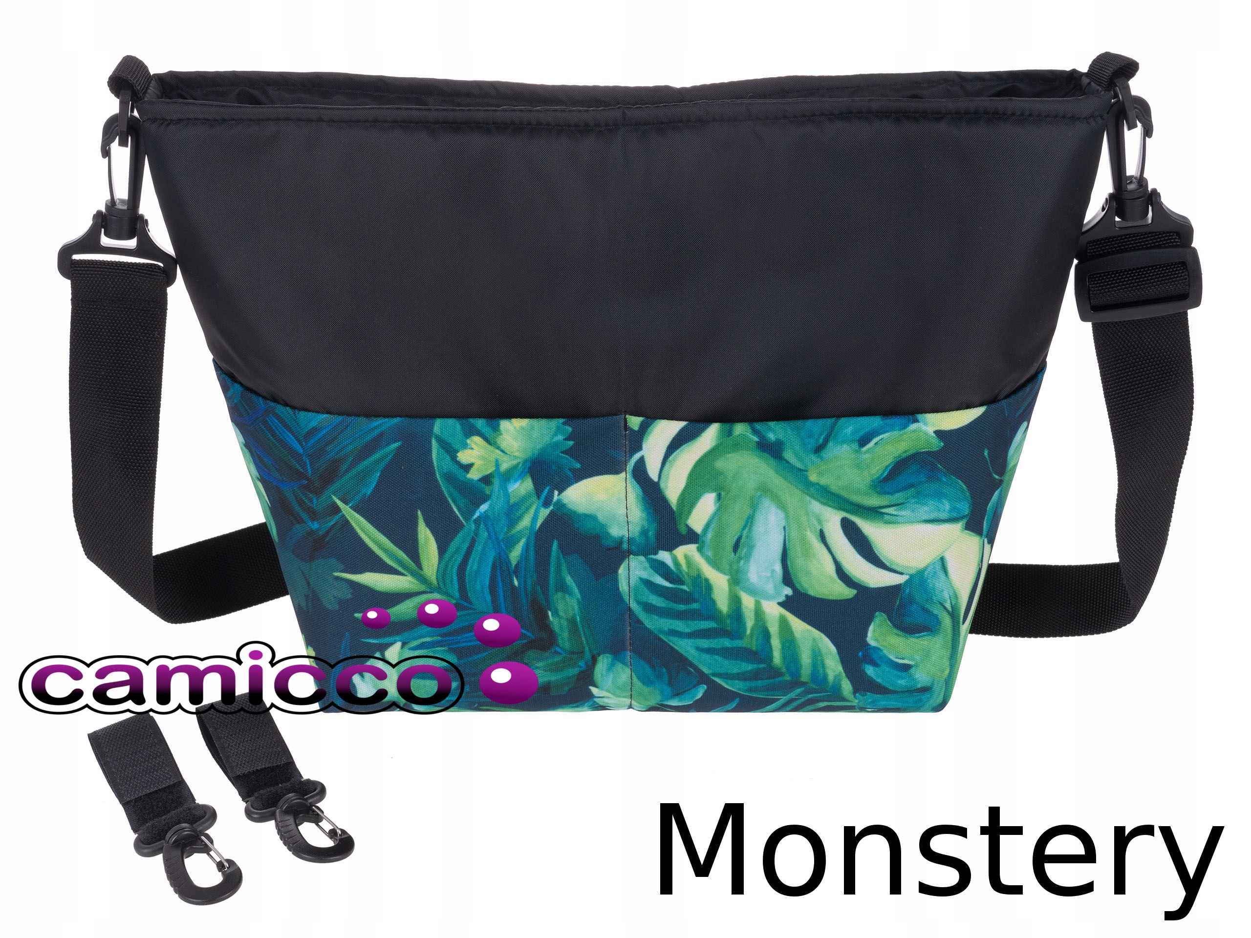 TORBA do WÓZKA zaczepy torby wózków spacerowego Wysokość 28 cm