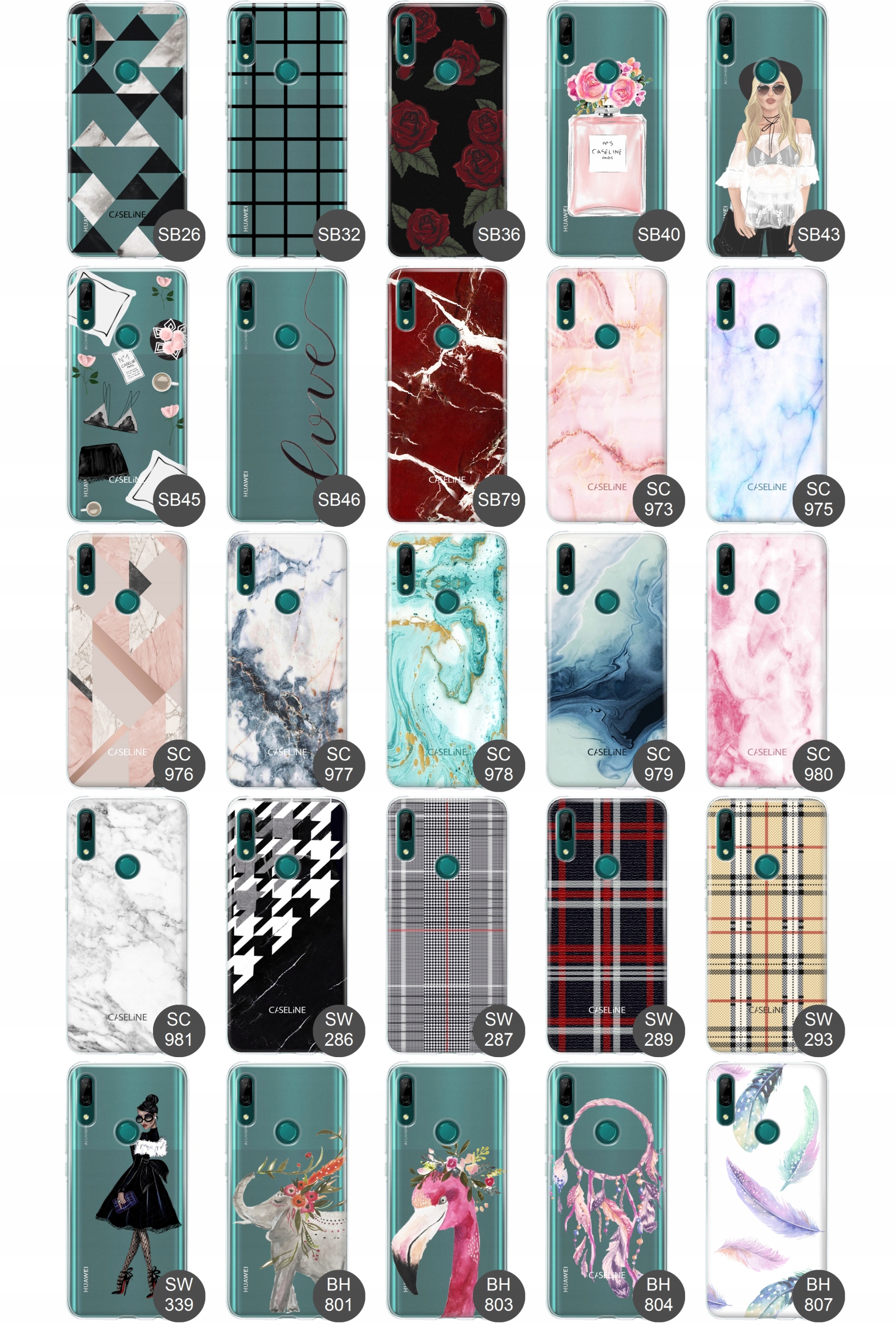 Etui do Huawei P SMART Z case guma wzory