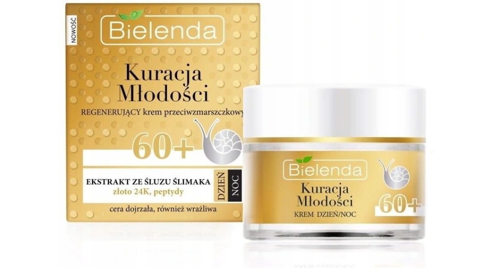 

Bielenda Kuracja Młodości 60+ ze śluzem ślimaka