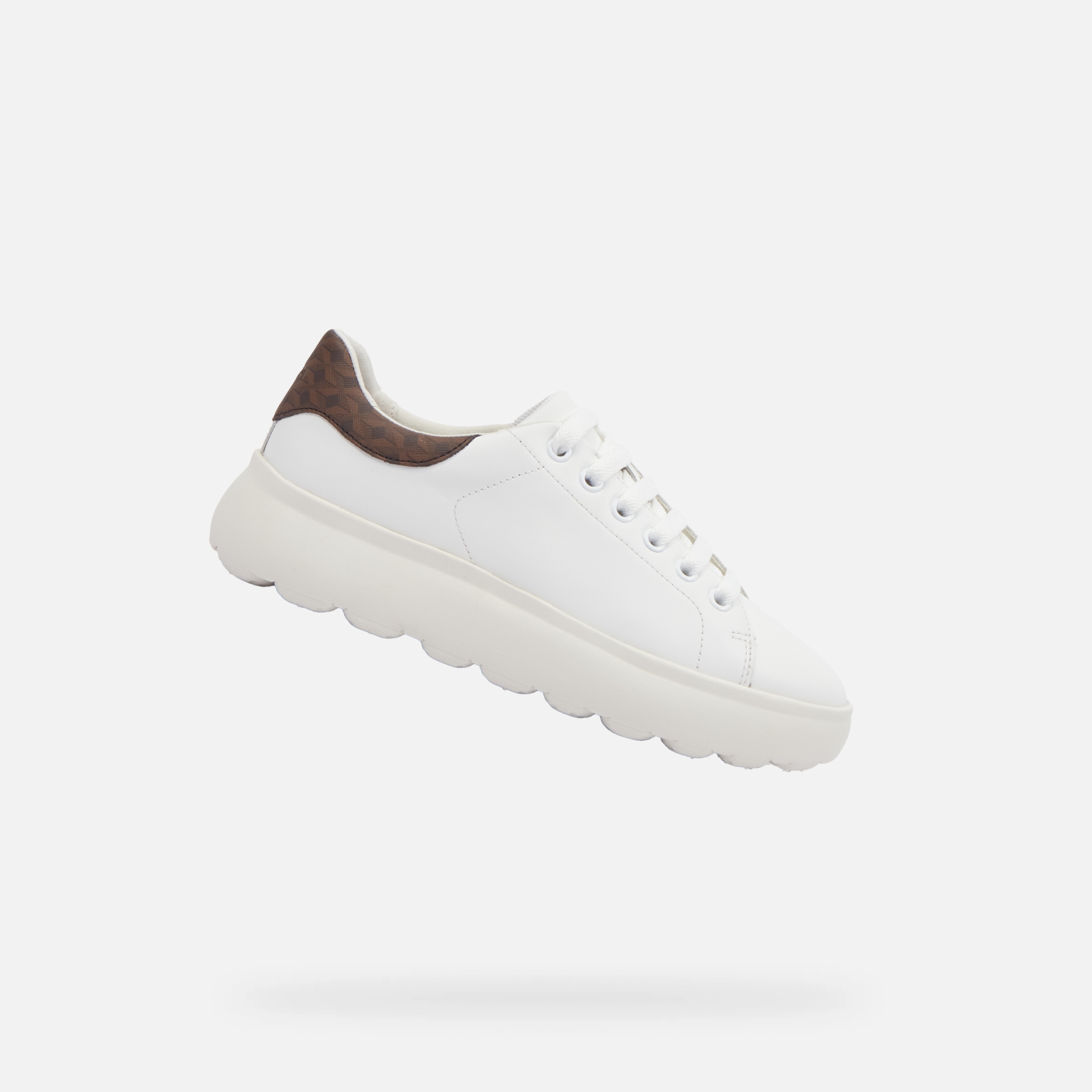 Geox Bílé dámské tenisky Geox Spherica EC4.1