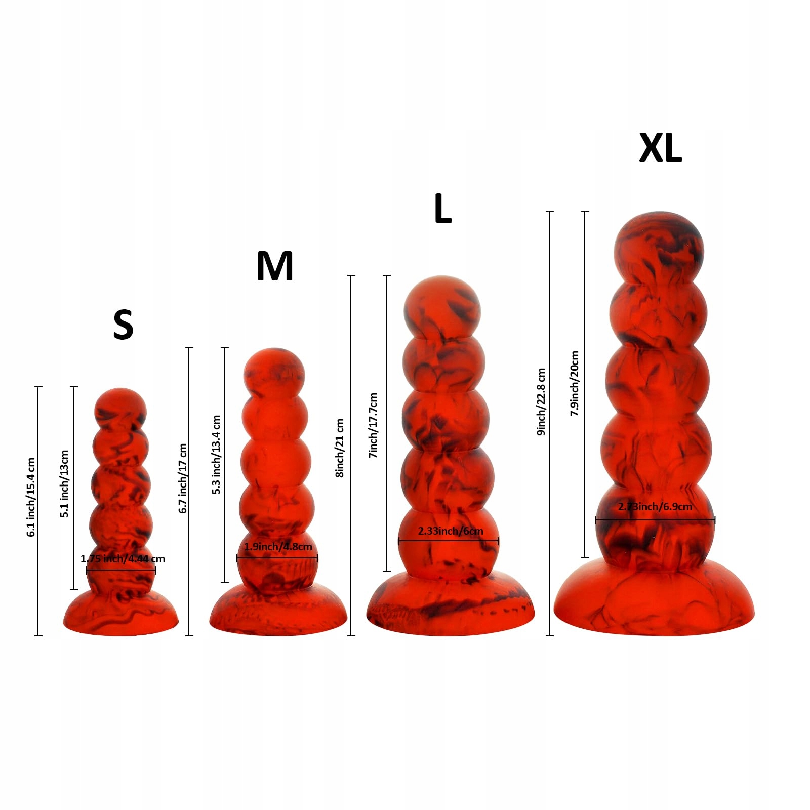 LIQUID SILIKON Dildo Analny 17cm Dla Mężczyzn i Kobiet — miniatura 6