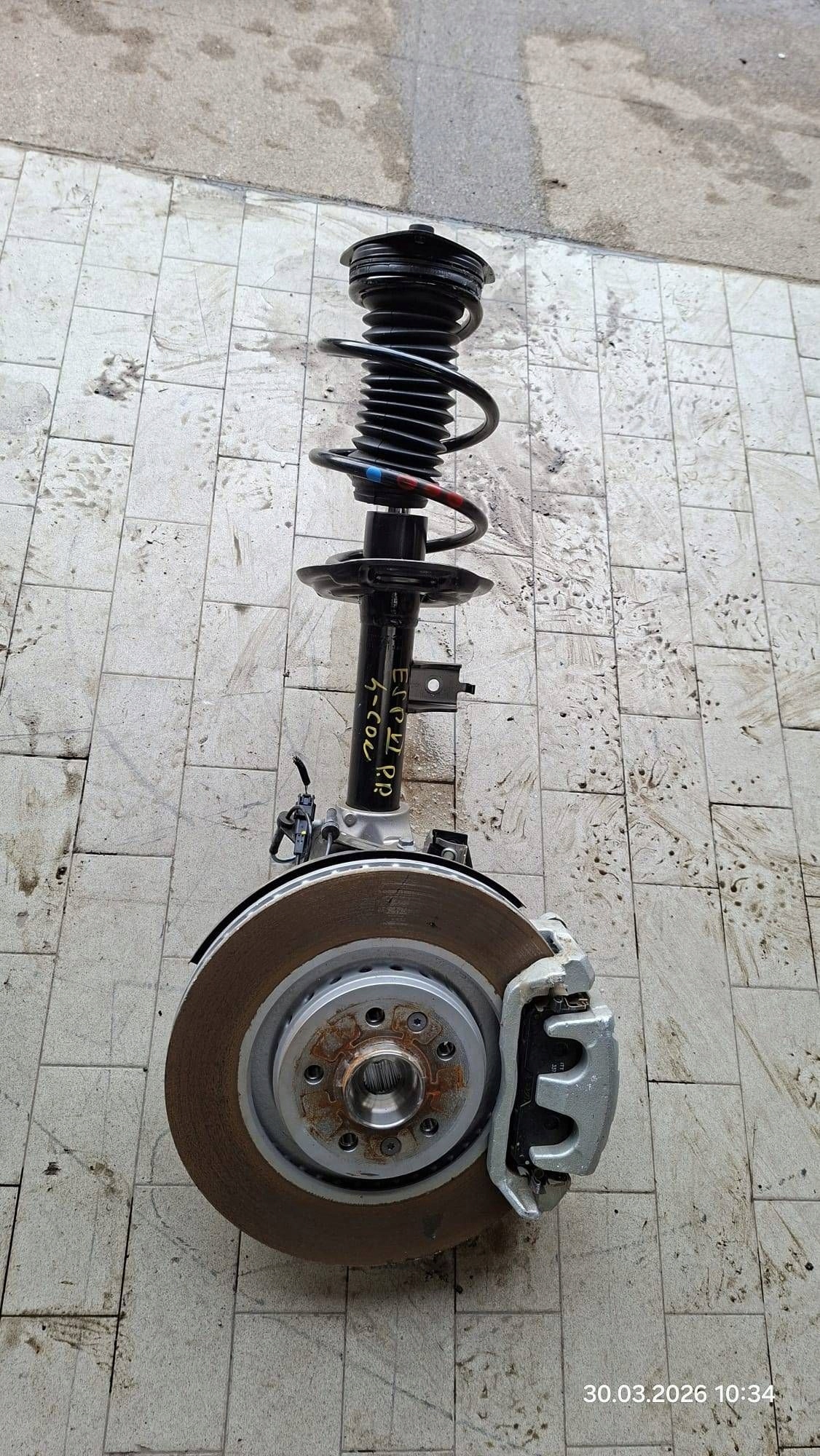 McPherson swing shock absorber front side right Renault Espace VI
