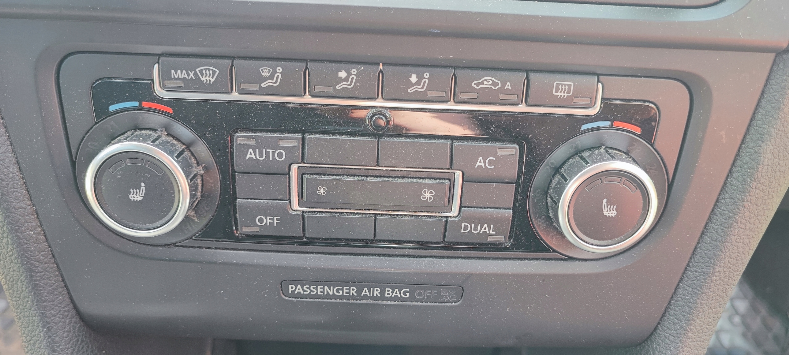 VW GOLF VI 6 control panel switch air conditioning devices of the air conditioning KLIMATRONIK