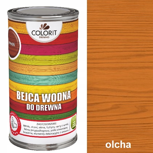 

Bejca Wodna Do Drewna Colorit 0,5 l Olcha