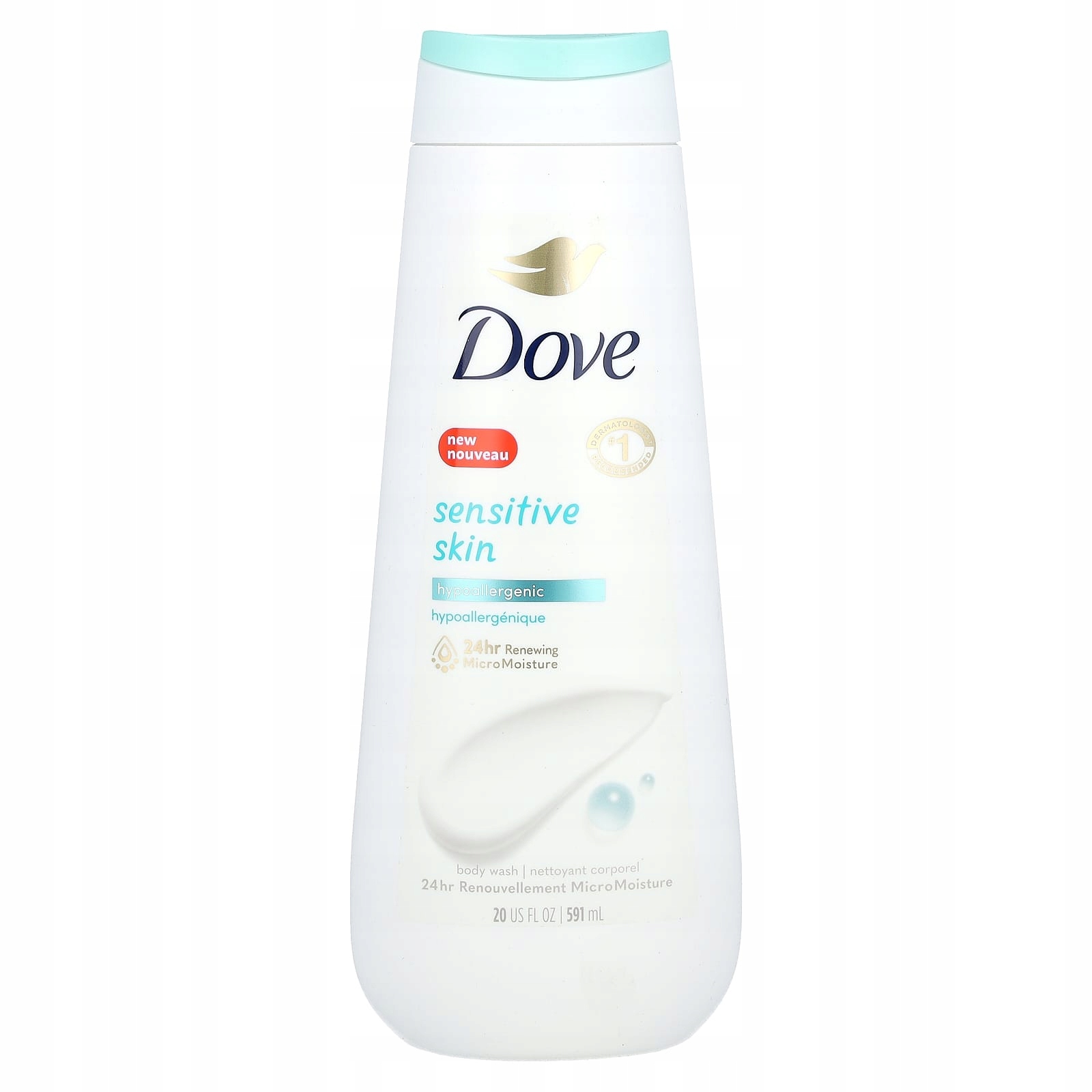 Dove, Gel na mytí těla pro citlivou pokožku, 591 ml