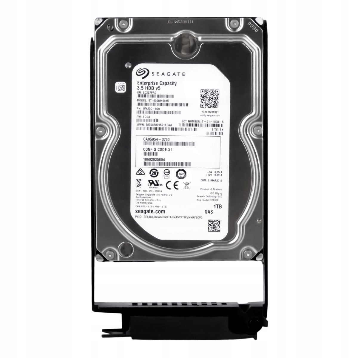 Fujitsu CA05954-3760 1TB 7.2K 128MB SAS-3 3.5'' ST1000NM0045
