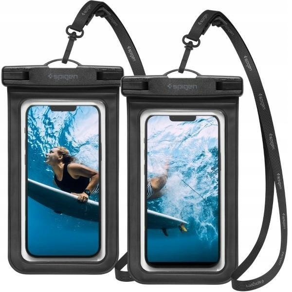 Spigen Waterproof Case A601 Universal2szt Black AMP04523