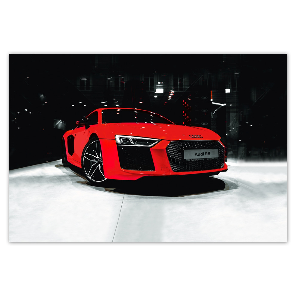 

Plakaty 200x135 Czerwone Audi R8