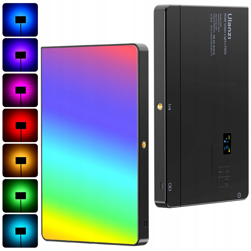 Rgb Led lampa Ulanzi LT003 pro nepřetržité osvětlení Akumulátor 8000 mAh