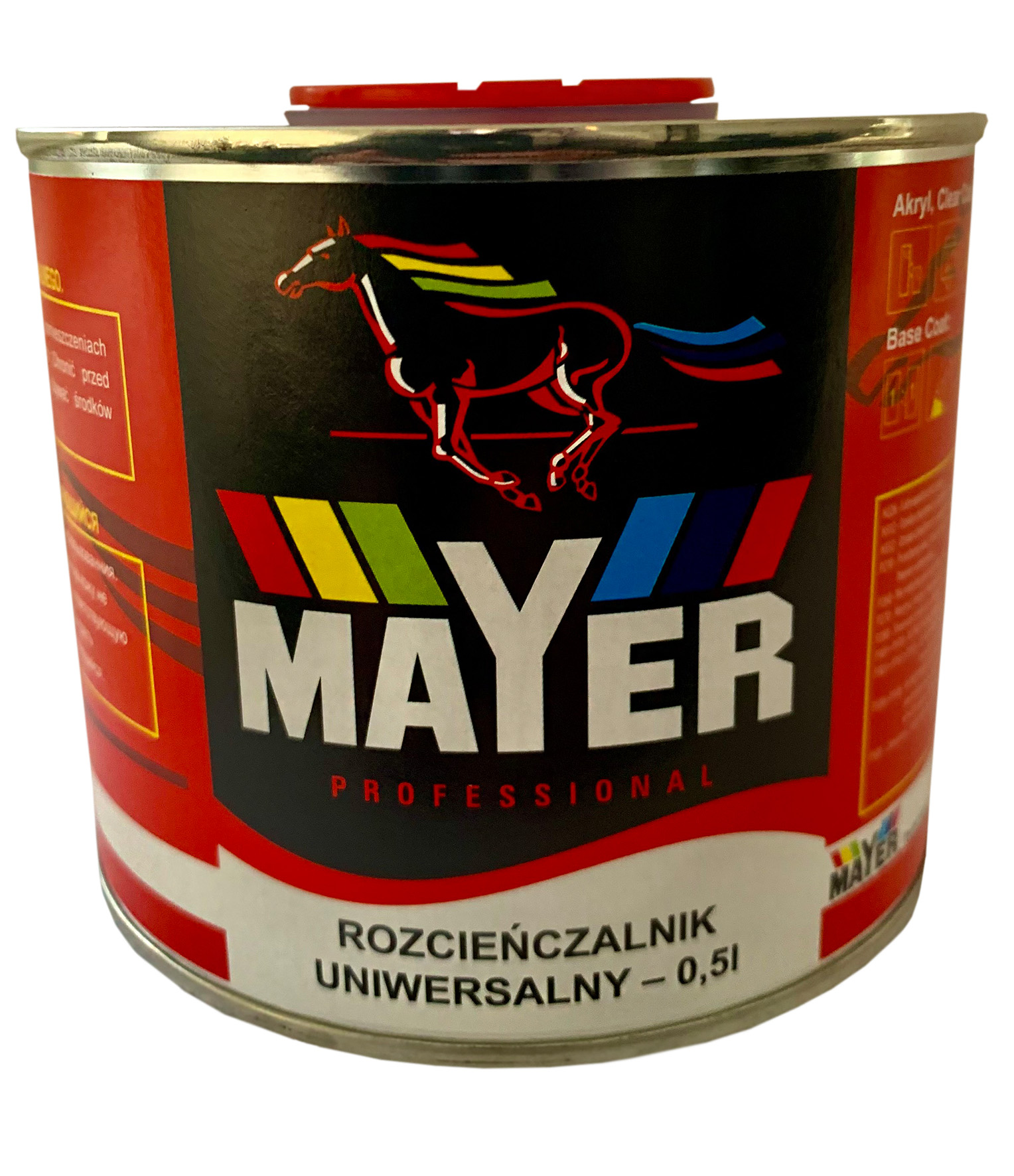 Profesjonalny Rozcieńczalnik Uniwersalny Bazowy Akrylowy 0,5l MAYER