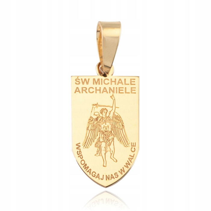 ZŁOTY MEDALIK MICHAŁ ARCHANIOŁ PRÓBY 333