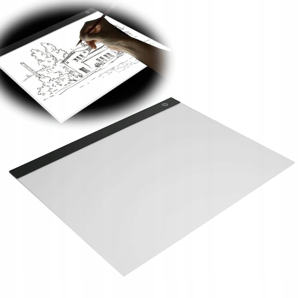 Kreslicí Deska Tablet Pro Kreslení Led Tabule A3 Podsvícená Dárek