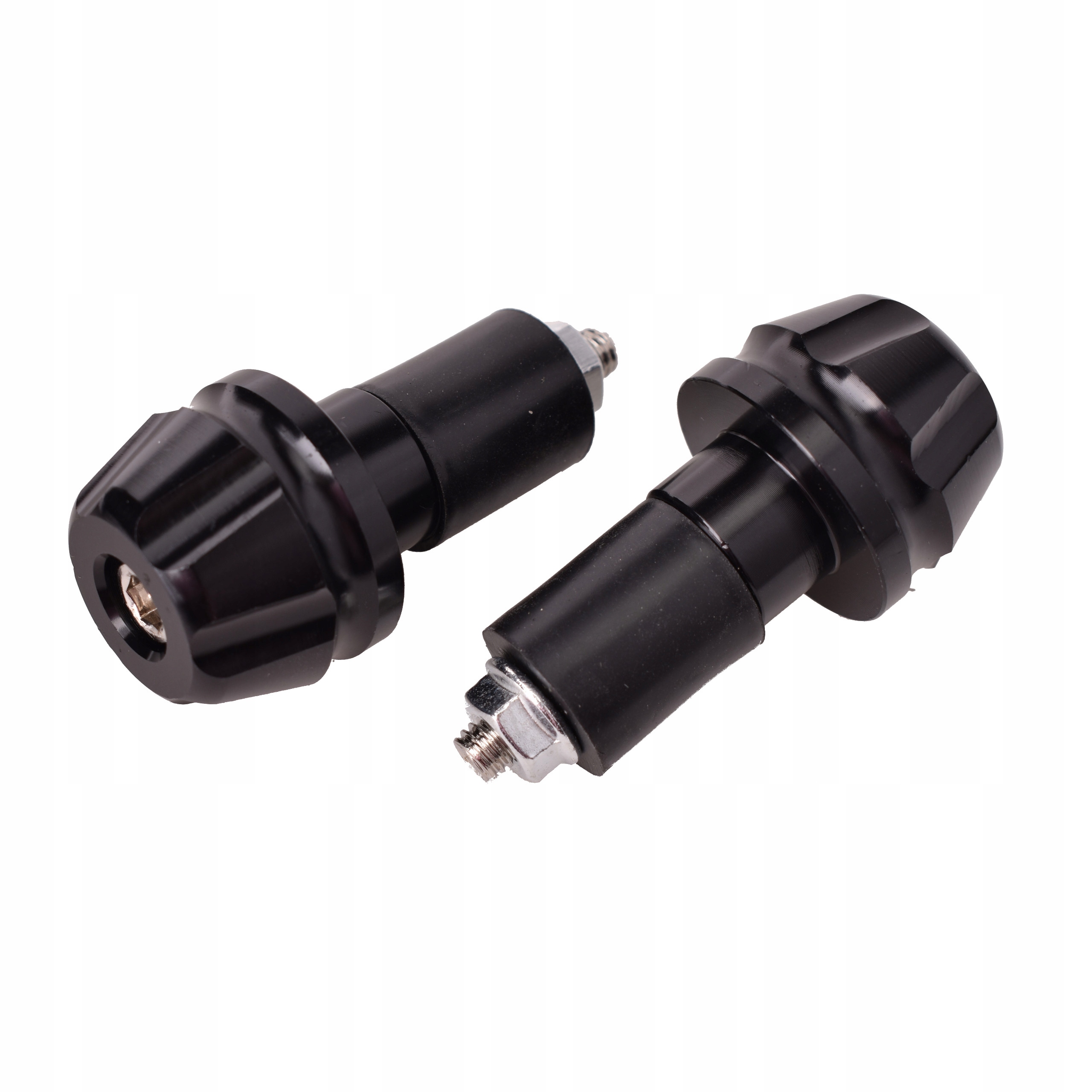 Koncowki Ciezarki Kierownicy 17mm Czarne motocykl