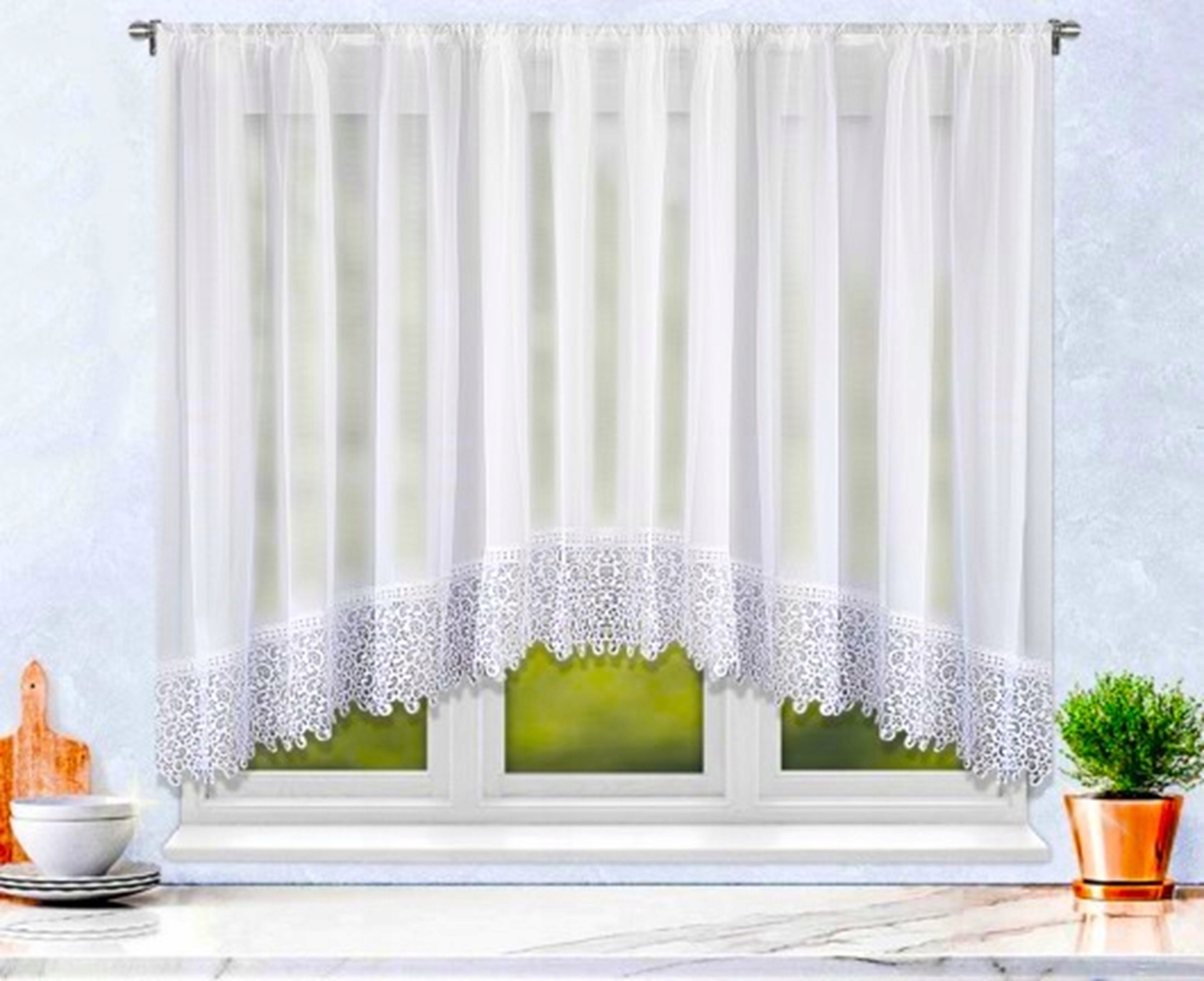 FIRANY GOTOWE 300 X 120 CM FIRANY WOAL Marka inna