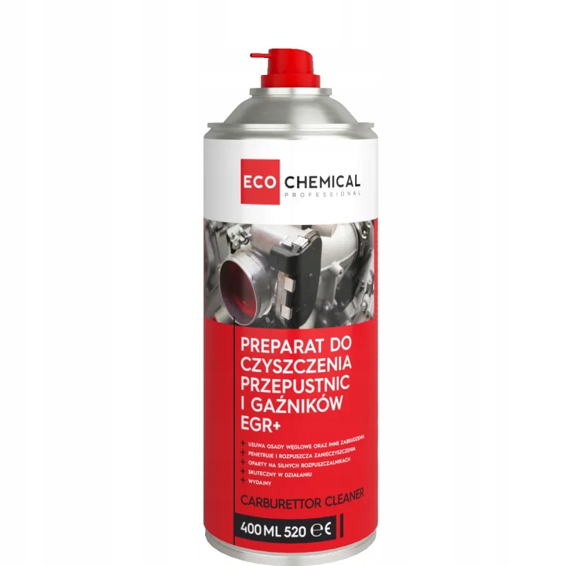 Preparat Do Czyszczenia Przepustnic Gaźników Zaworów Egr 400ML Ecochemical