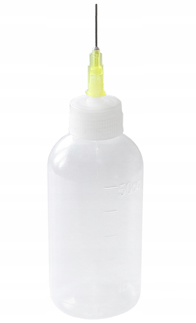 OLIWIARKA BUTELKA HDPE PRECYZYJNA Z IGŁĄ 50ml HQ