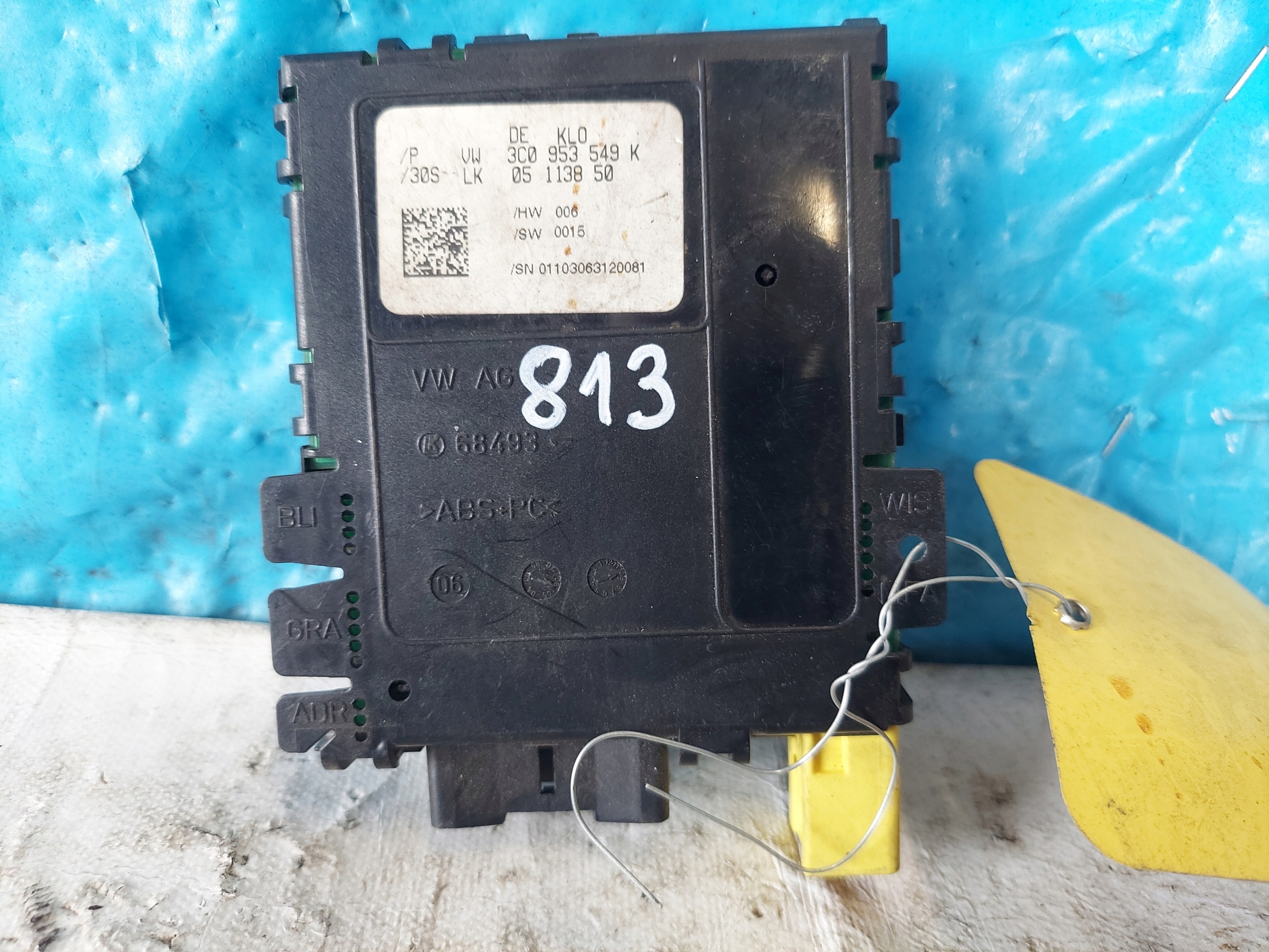 PASSAT B6 3.2 FSI 3C0953549K modul Sensor KATA Kurvenlicht