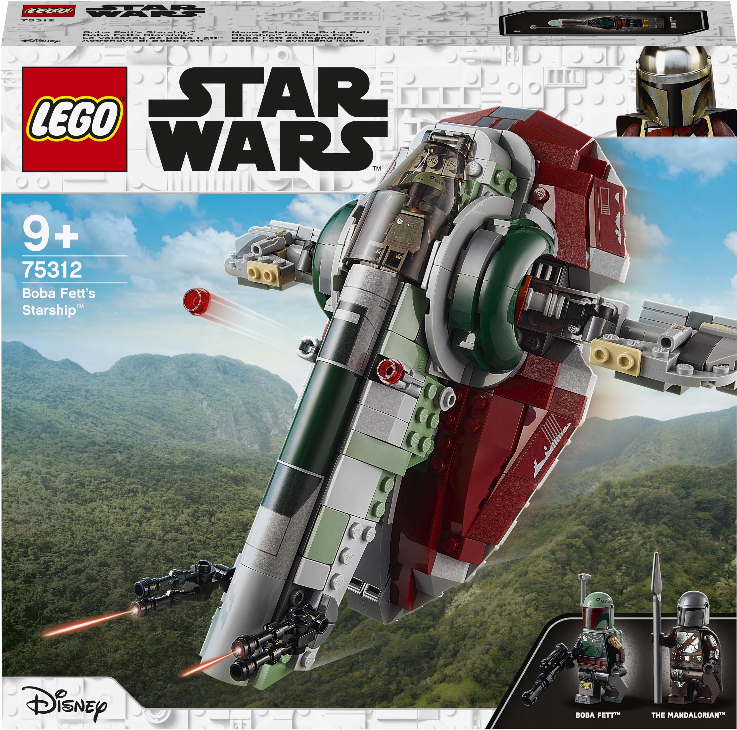 

Lego Star Wars Statek kosmiczny Boby Fetta 75312